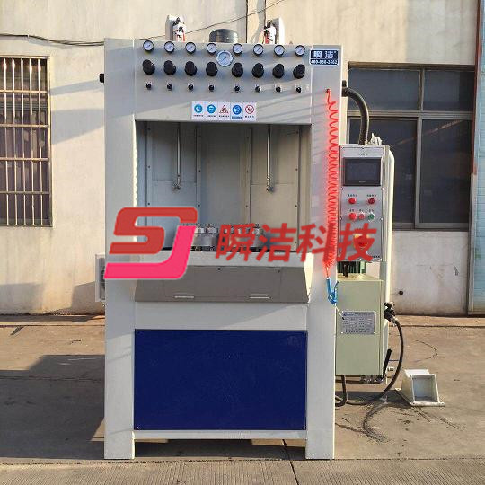 （工裝自傳)轉盤間歇式水噴砂機